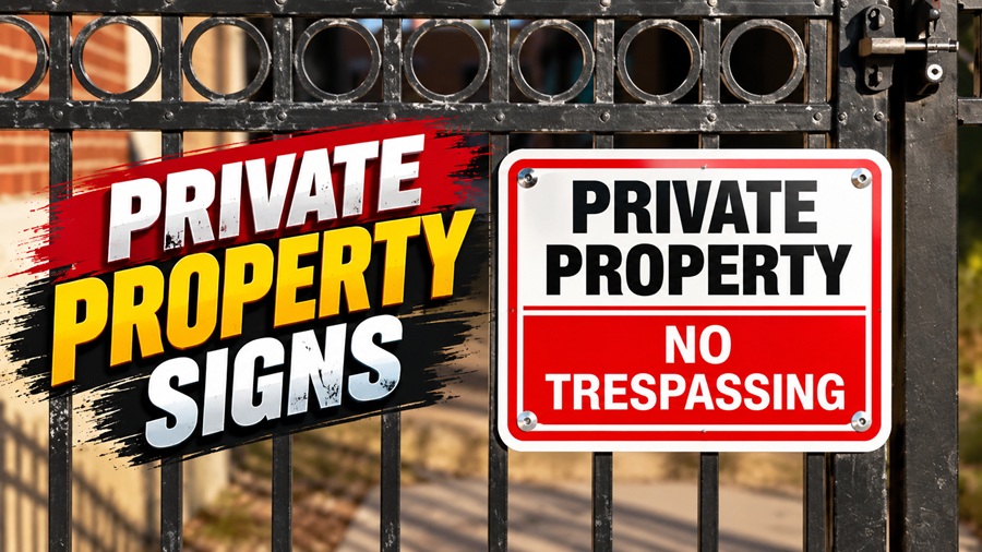private property signs