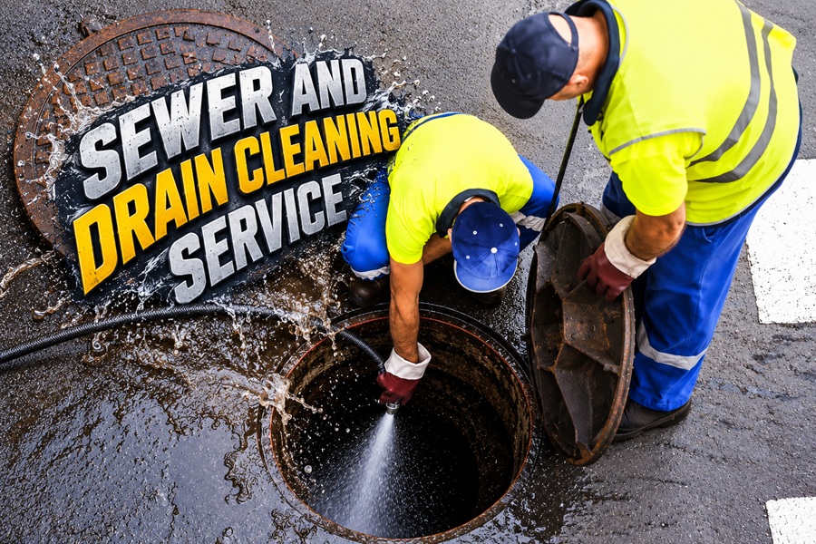 sewer and drain cleaning service