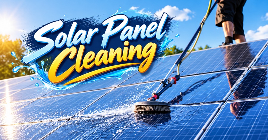 solar panel cleaning